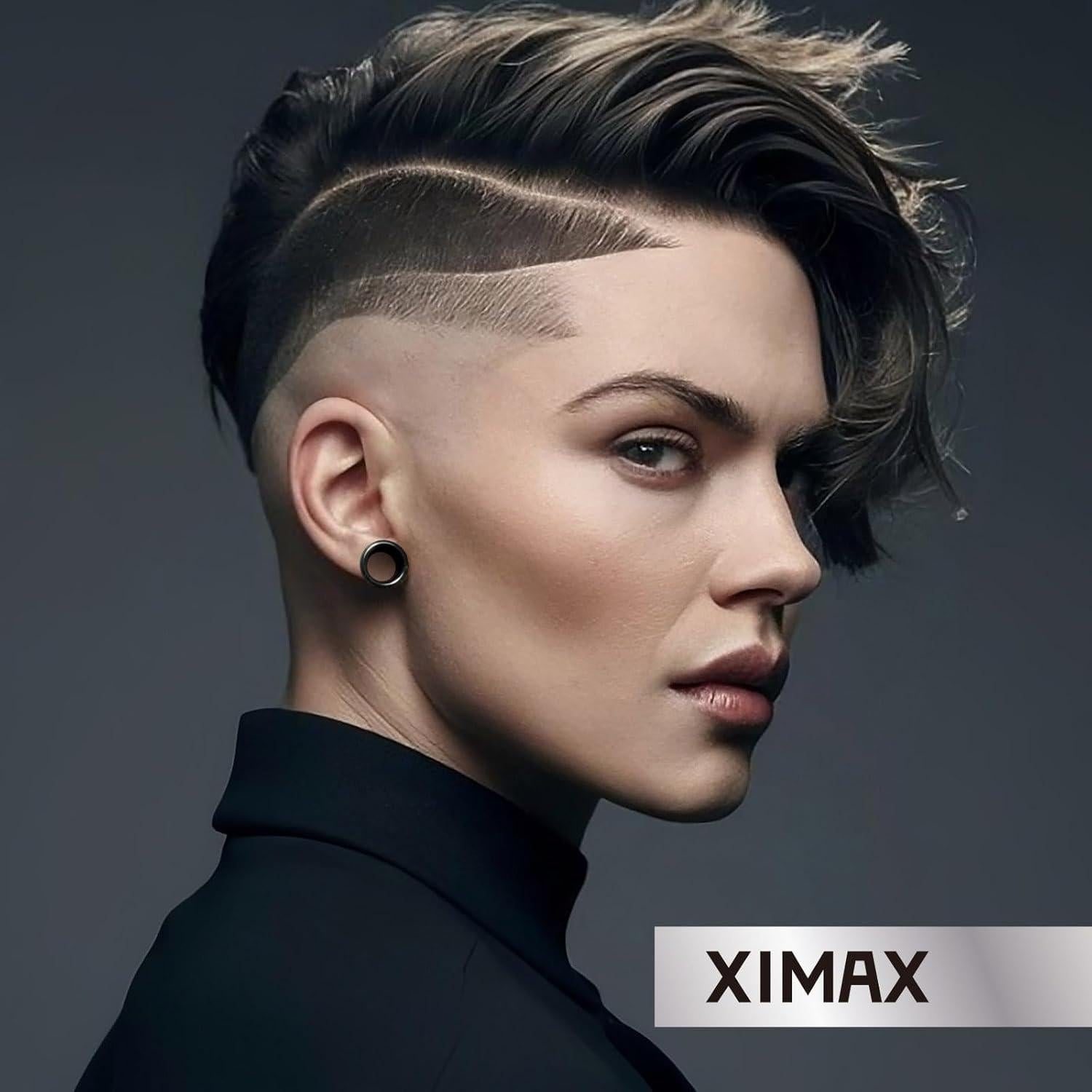 Tapones de Oído de Silicona XIMAX 14mm Color Negro - 2 Piezas