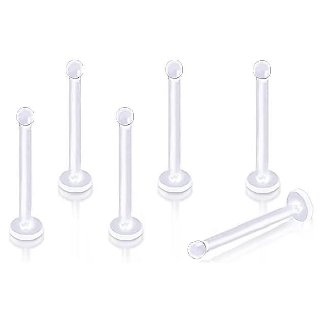 Anillo de Nariz Retenedor Bioflex Claro Lxnoap 20G 5 Pcs