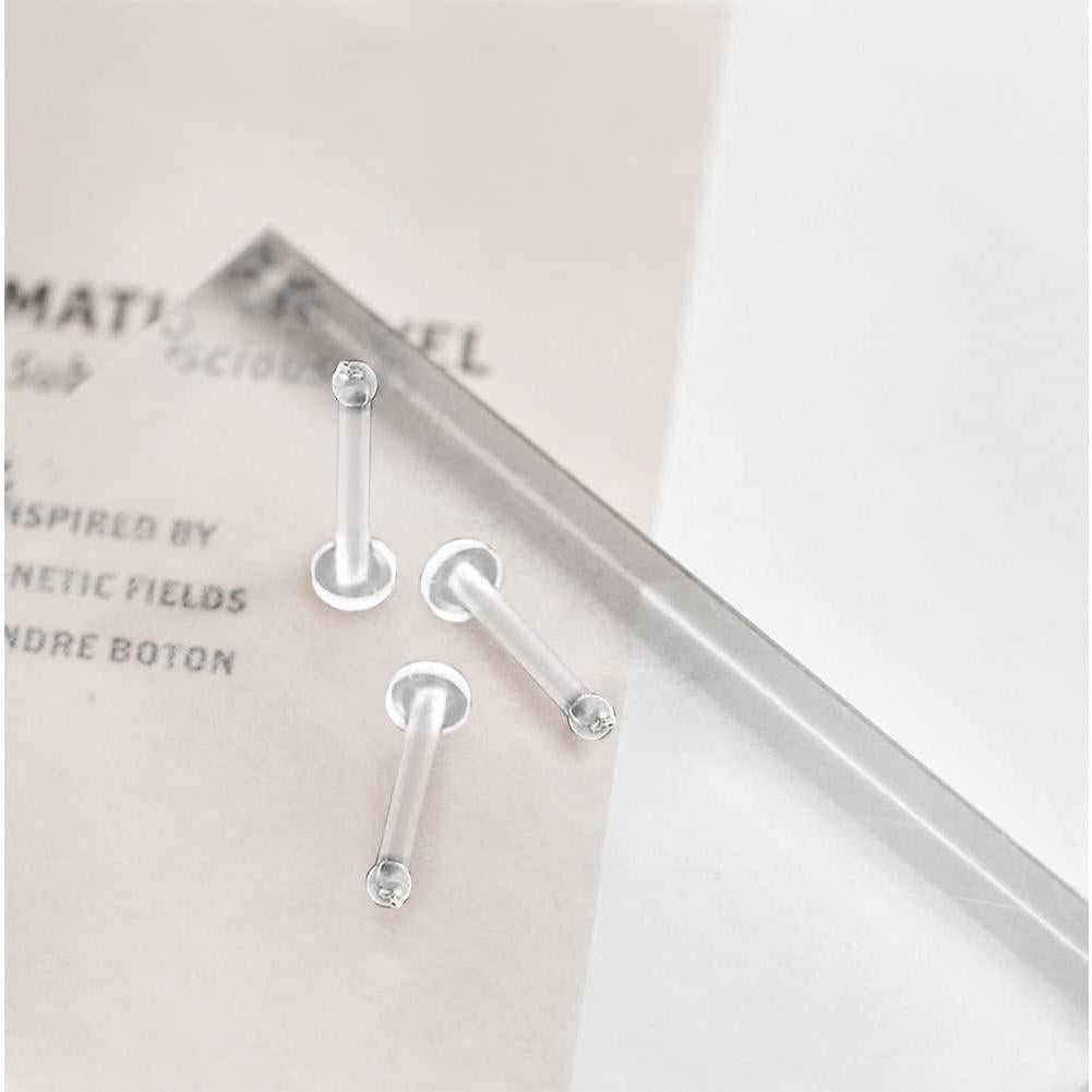 Anillo de Nariz Retenedor Bioflex Claro Lxnoap 20G 5 Pcs