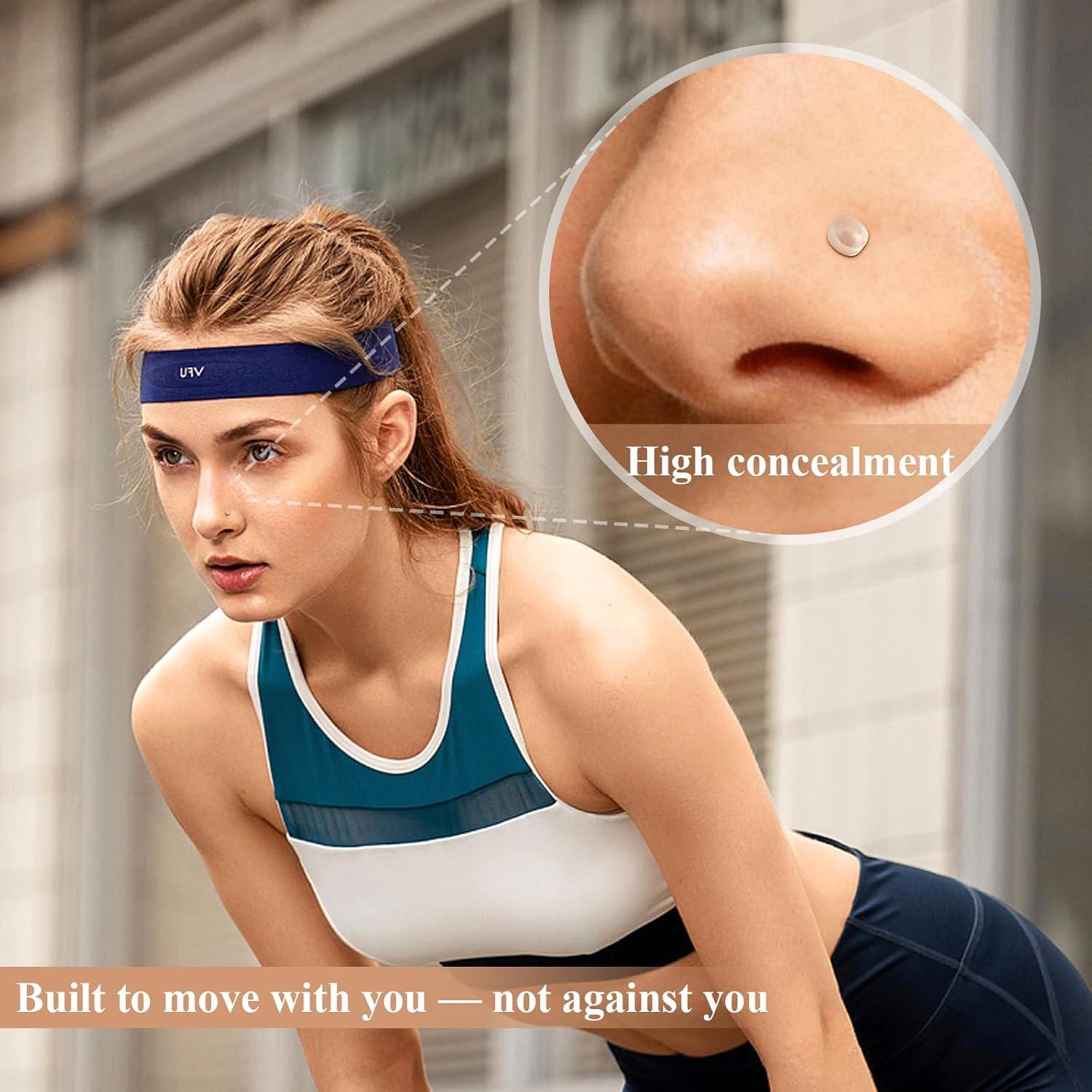 Set 12 Pendientes Transparentes 16G Bioflex para Nariz y Oreja