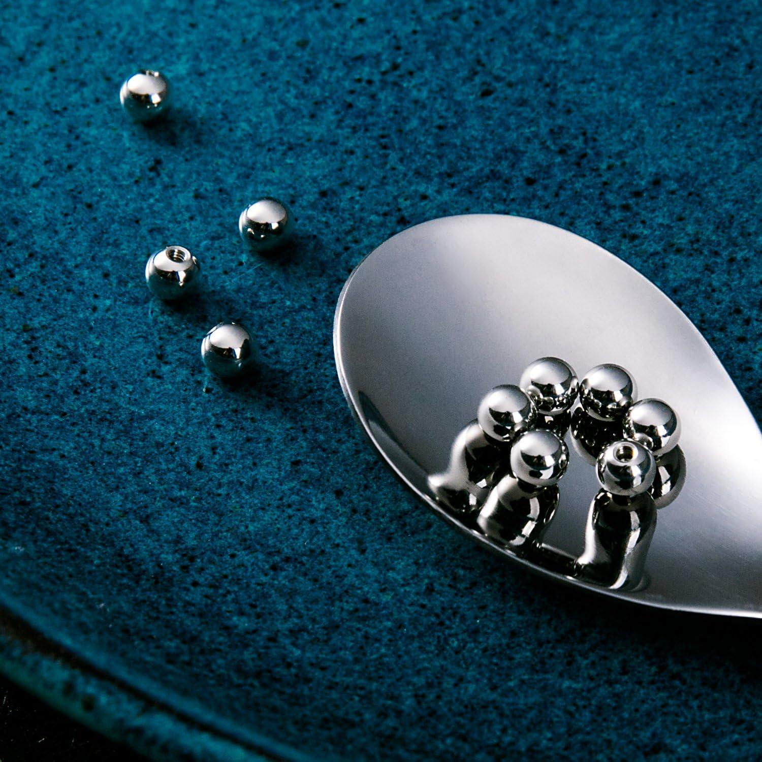 Bolas de Reemplazo 16G 18G VCMART Acero Inoxidable 2.5mm