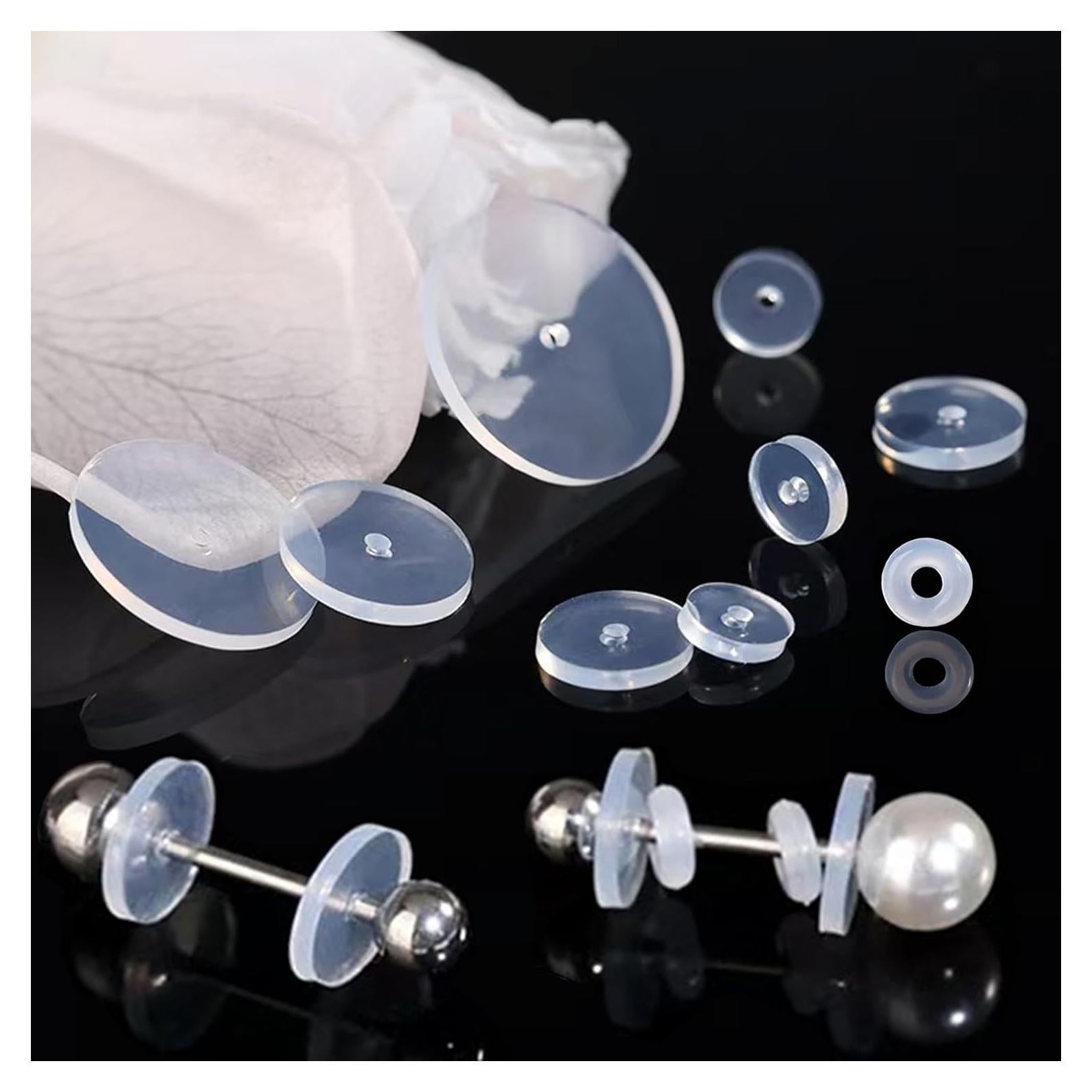 Tapones de Silicona Meniala 50 Pcs para Piercings 3-12mm