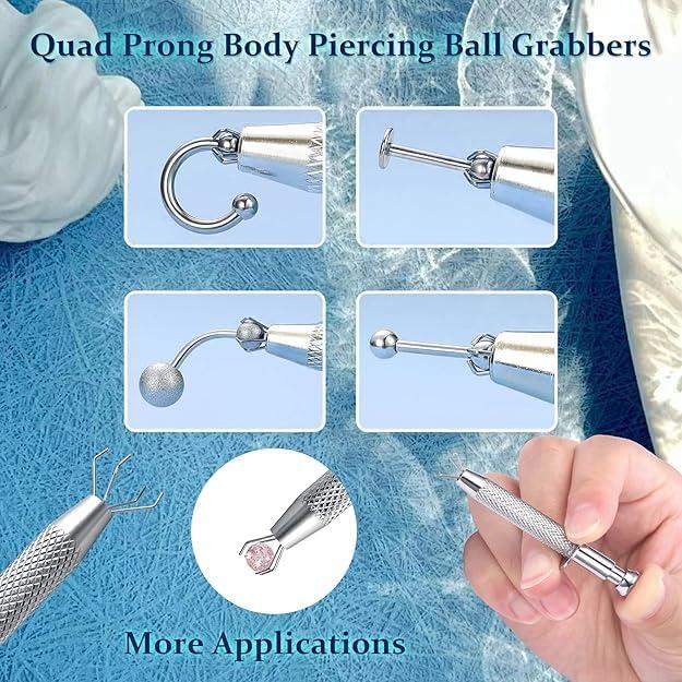 Anillo de Nariz Herradura Doble Joya 18g Acero Inoxidable