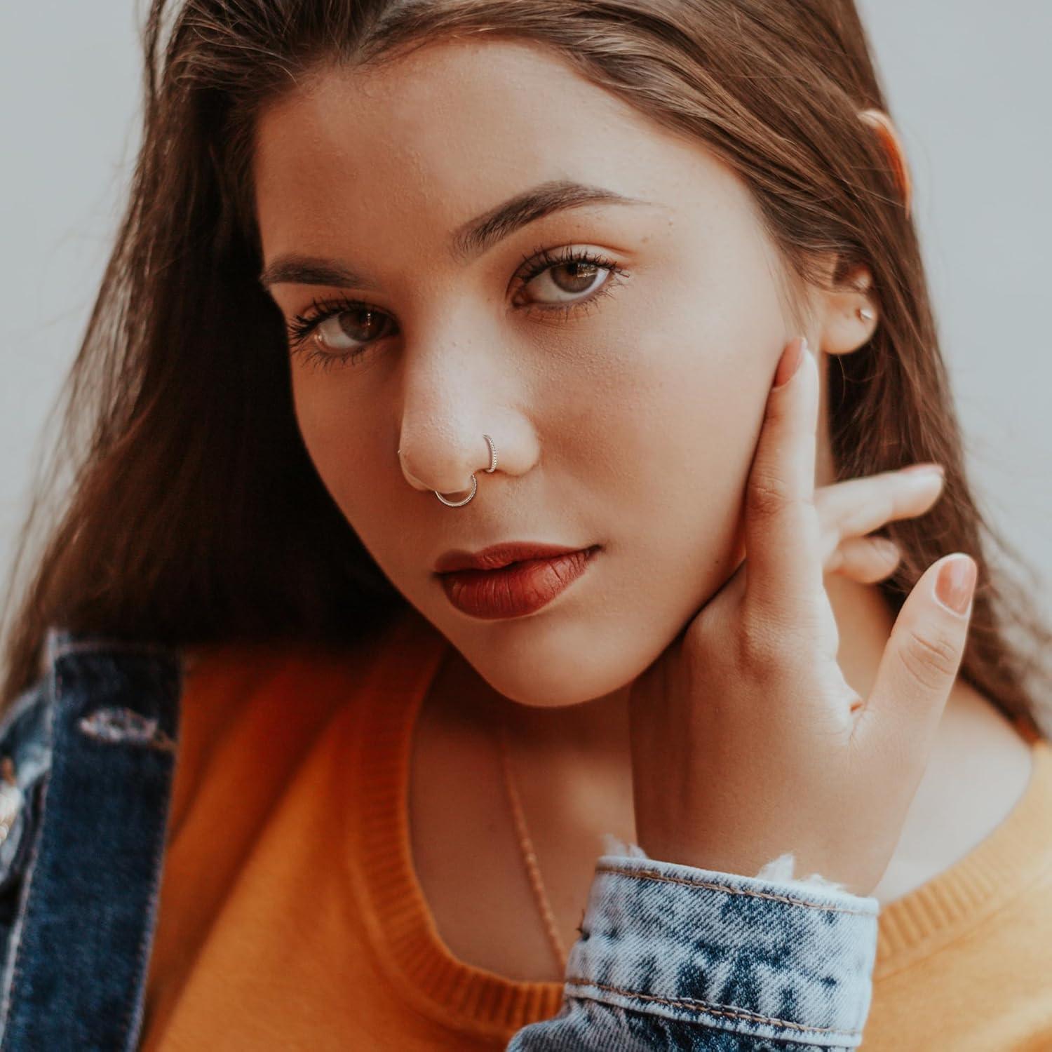 Aros de Cartílago Hipoalergénicos FASACCO 8mm 316L Acero Quirúrgico