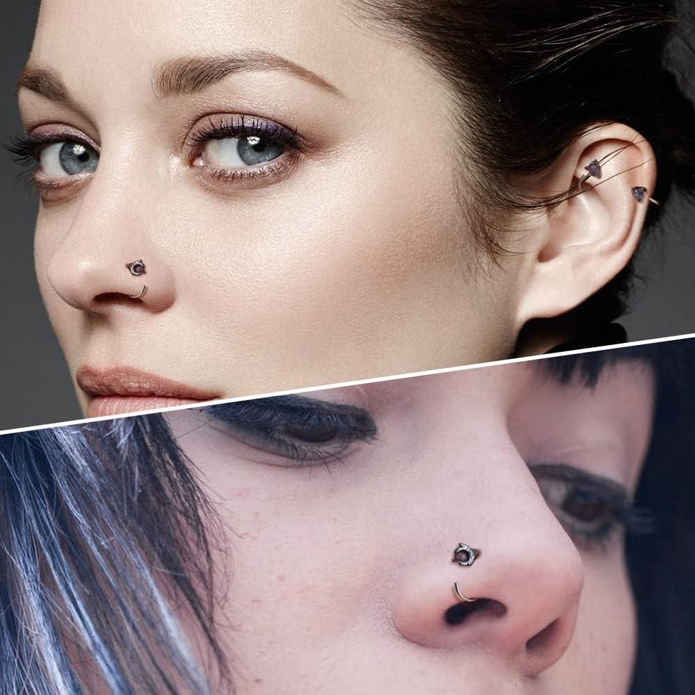 Aro de Nariz OUFER 20G Acero Quirúrgico Garra de Dragón