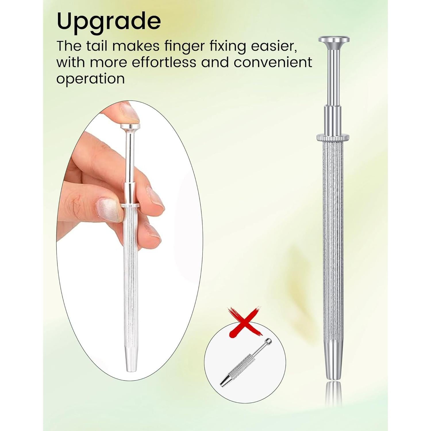 Anillos de nariz en forma de herradura Zolure 18g plateado 8mm