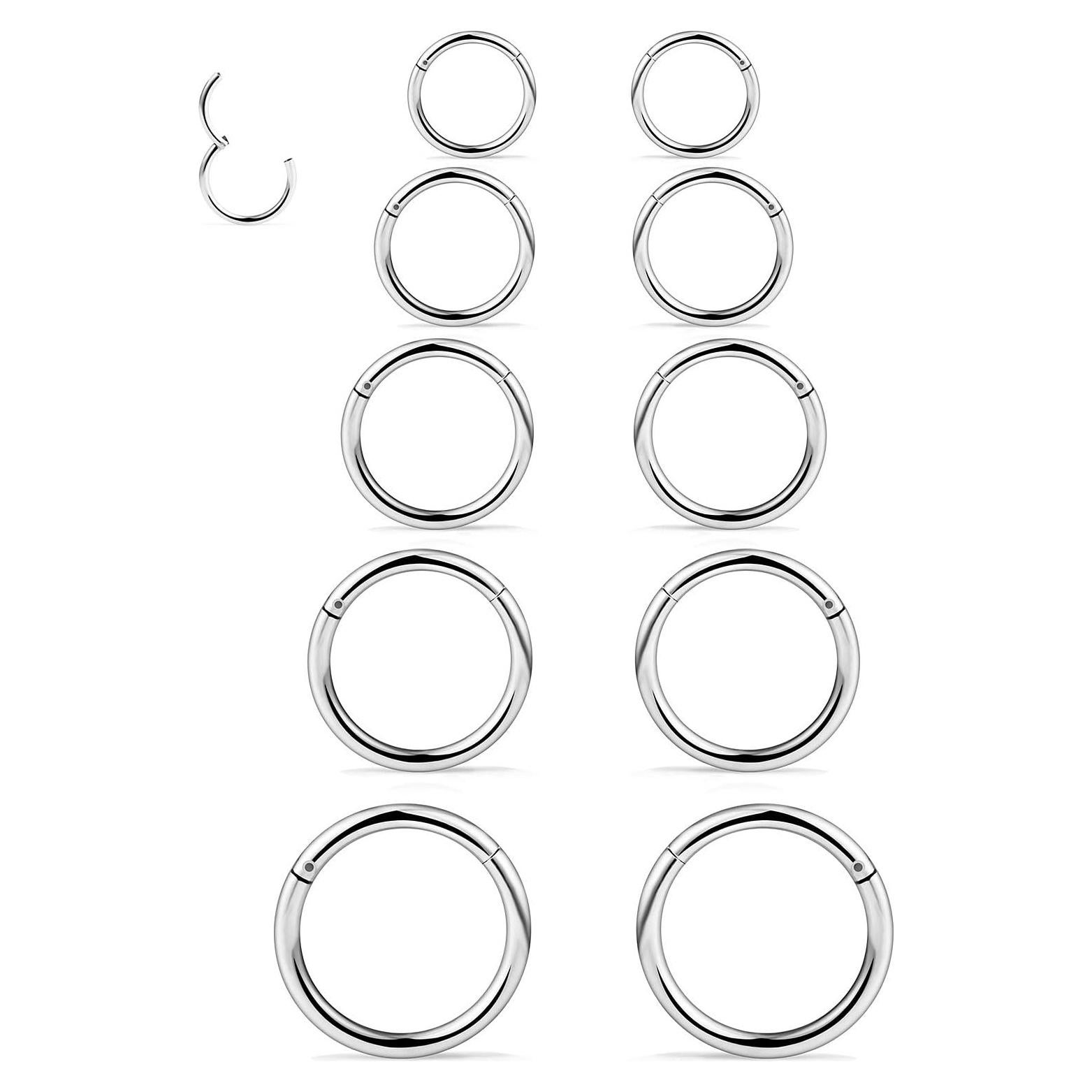 Aros Segmentados de Acero Quirúrgico Dyknasz 20G 6-10mm