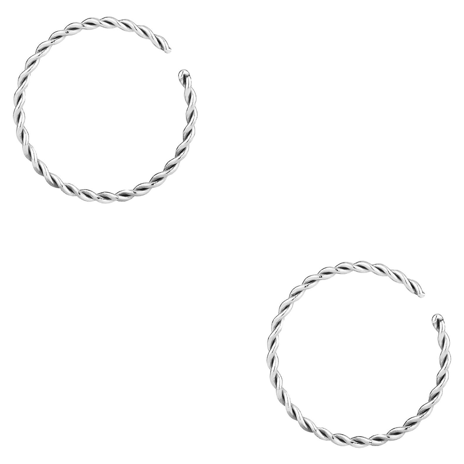 Aros de Nariz Forbidden Body Jewelry Acero Quirúrgico 20G 8mm