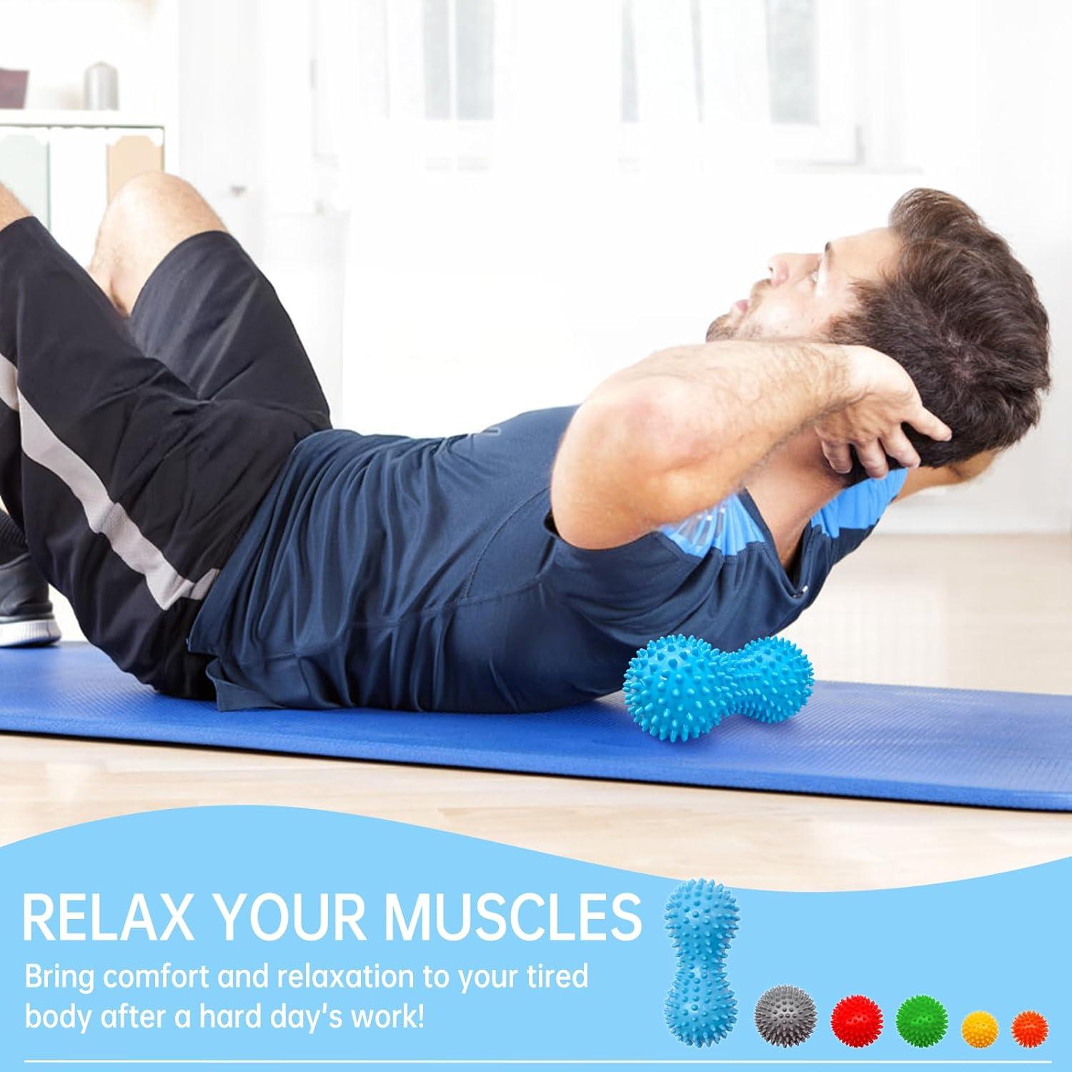 Juego de 6 Pelotas de Masaje IKKAB para Alivio Muscular