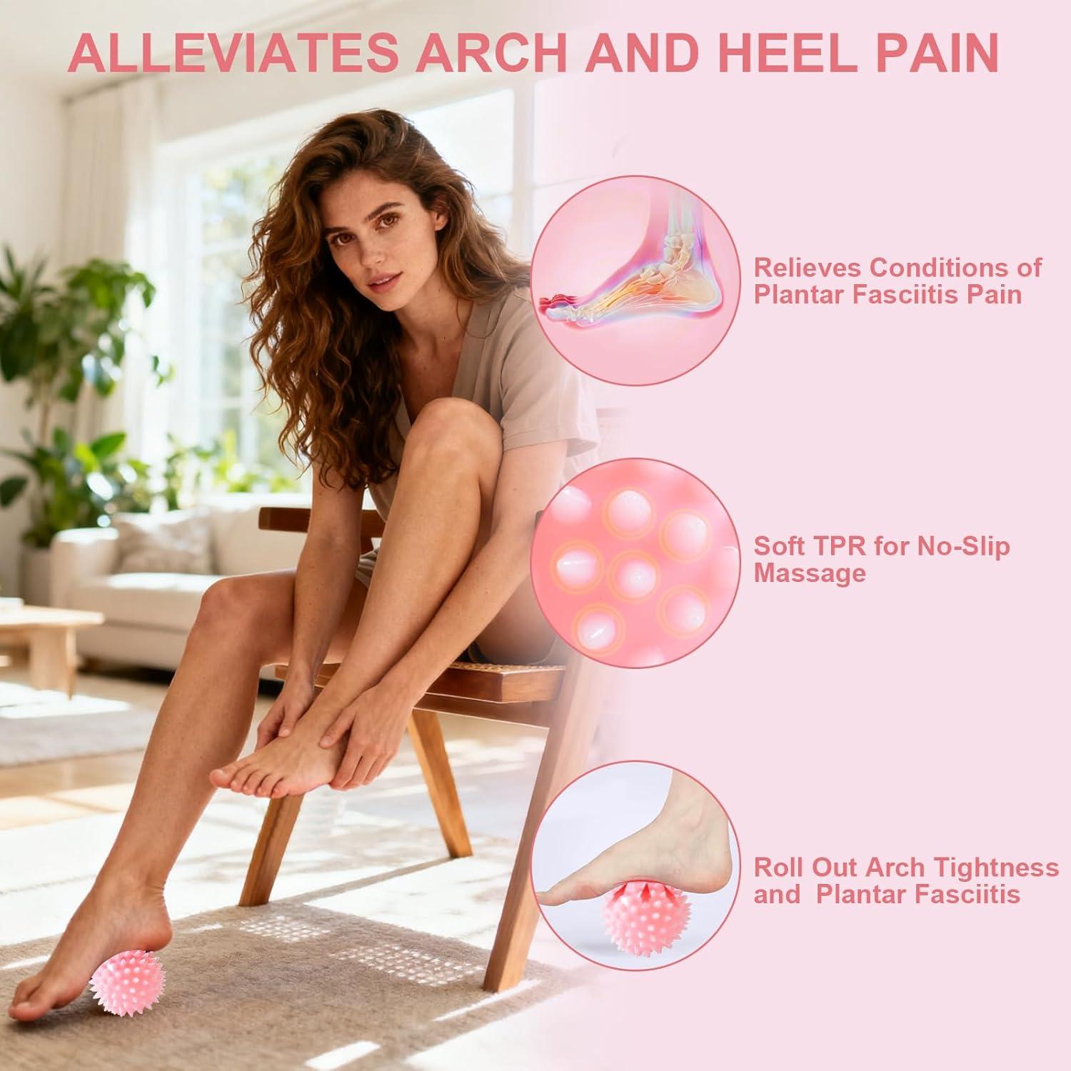 Bola de Masaje Suave LUKYPORT 6.35cm para Alivio de Pies