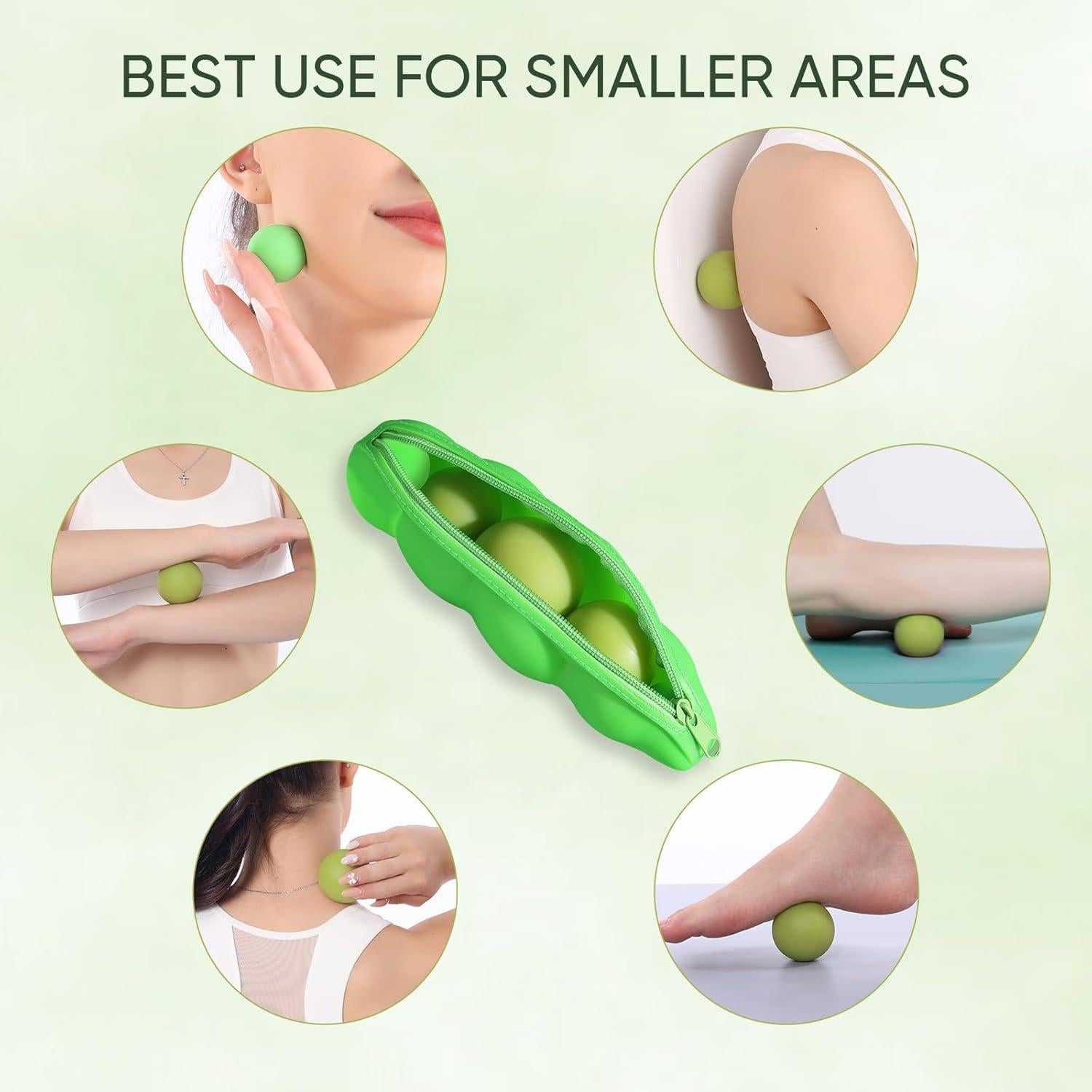 Bolas de Masaje para Pies HATYDF - Alivio Fascitis Plantar y Tensión Muscular (4 Piezas)