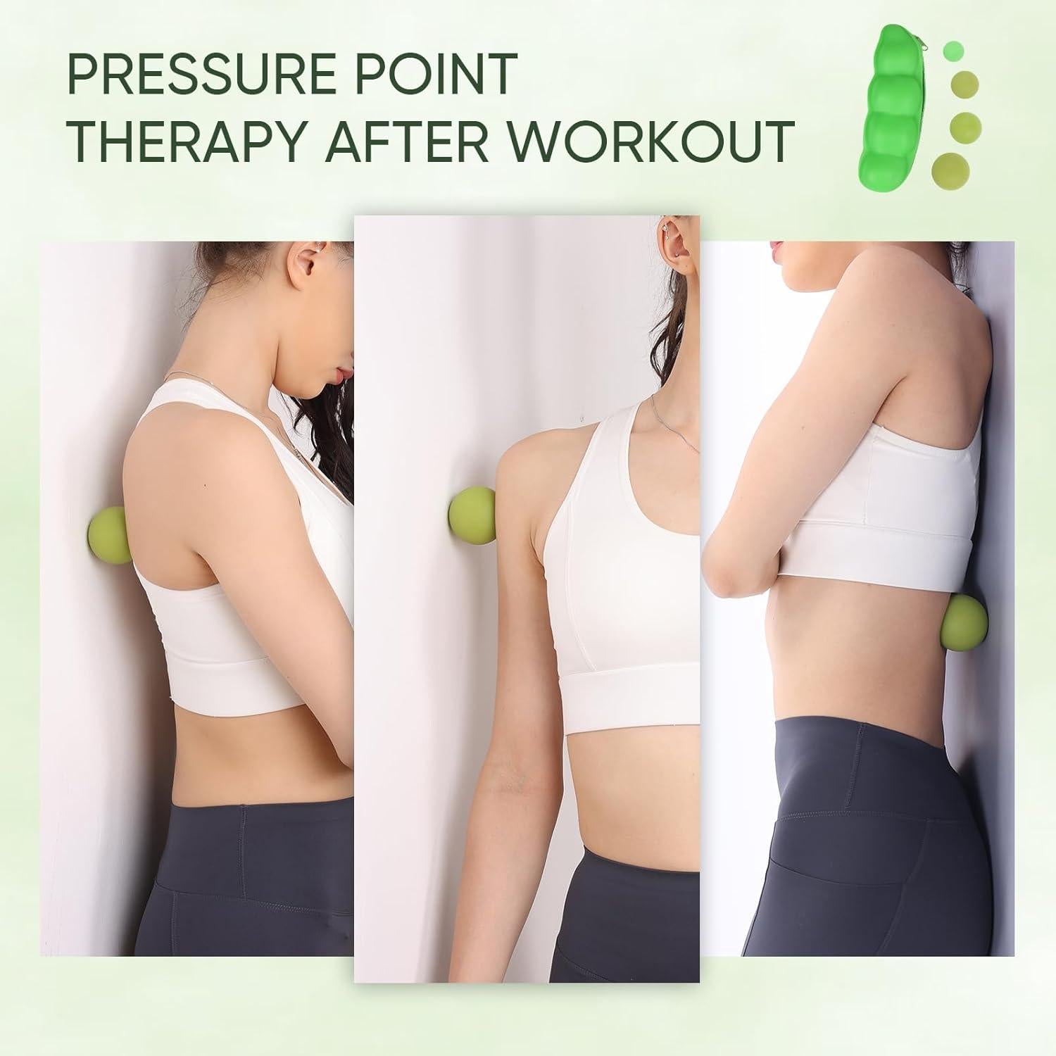 Bolas de Masaje para Pies HATYDF - Alivio Fascitis Plantar y Tensión Muscular (4 Piezas)