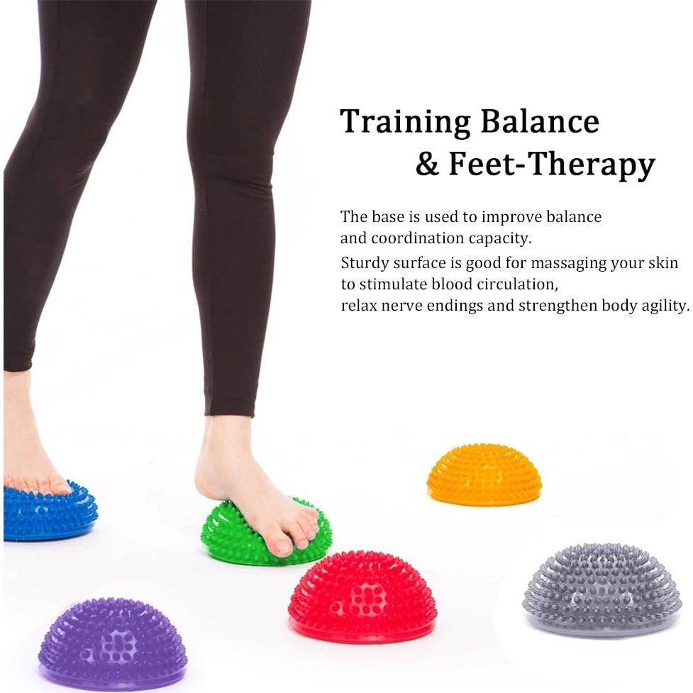 Bola de Masaje Semicircular VGEBY para Pies - Kit de Equilibrio