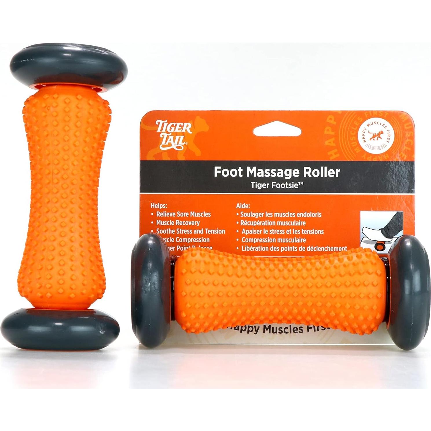 Rodillo de Masaje para Pies Tiger Tail Footsie - Alivio Fascitis Plantar