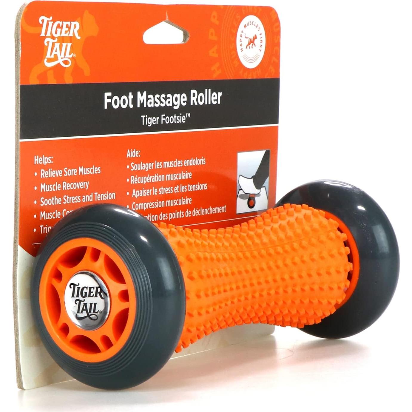 Rodillo de Masaje para Pies Tiger Tail Footsie - Alivio Fascitis Plantar