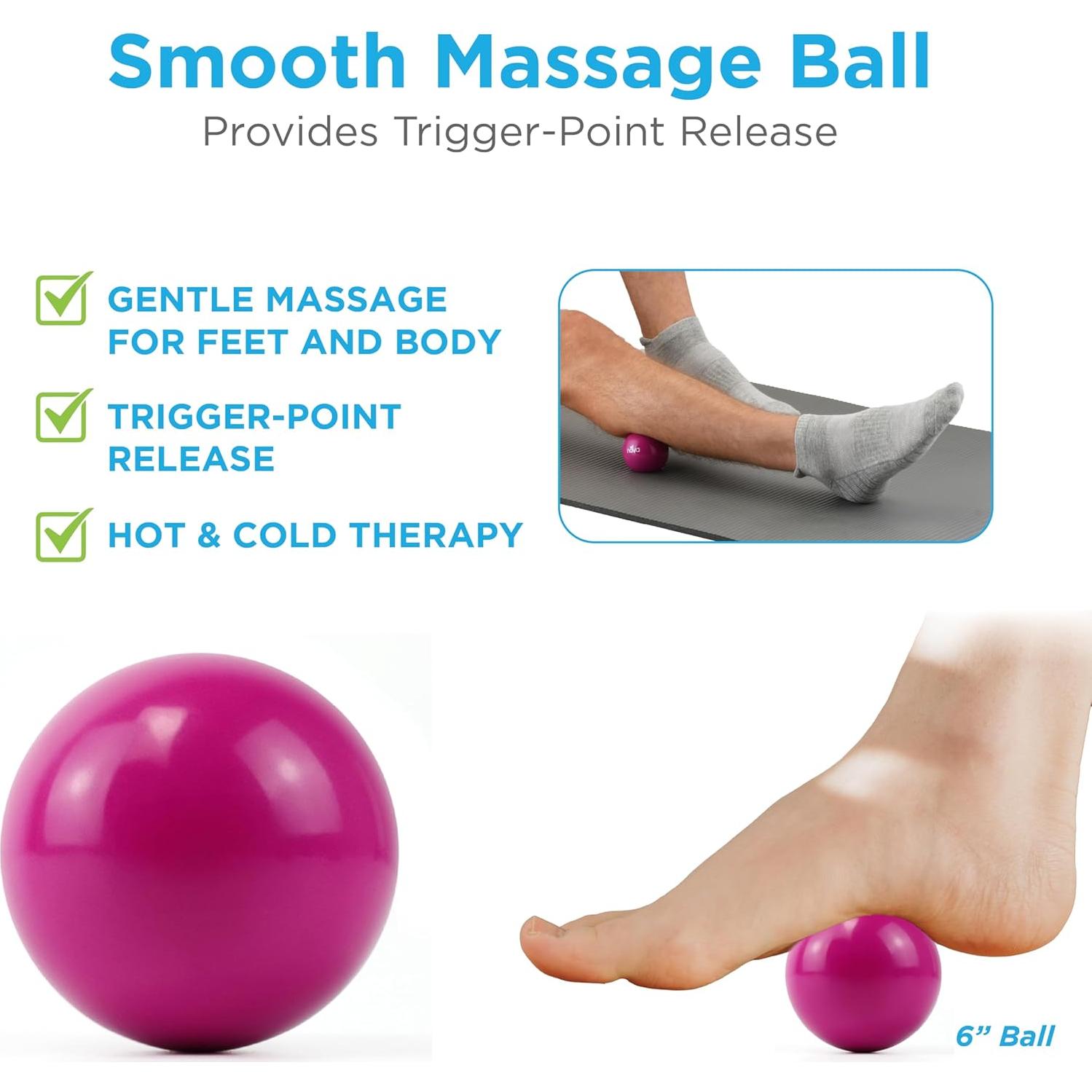 Set de Rodillos de Masaje Caliente y Frío NOVA 3 en 1