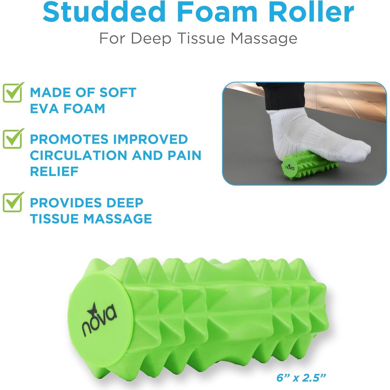 Set de Rodillos de Masaje Caliente y Frío NOVA 3 en 1