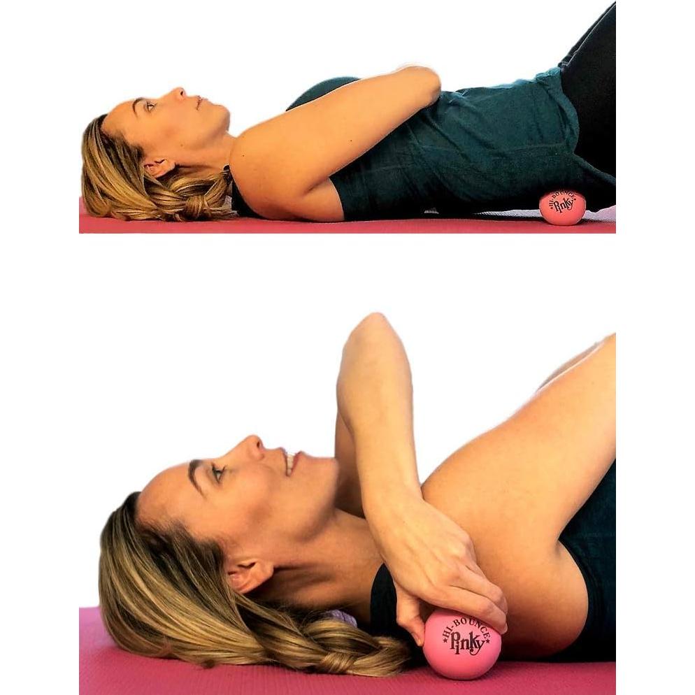 Pelotas Rebotadoras Rosa JA-RU - Paquete de 4, 5 cm, Goma