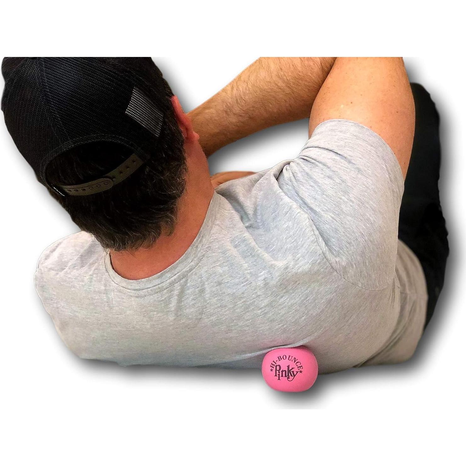 Pelotas Rebotadoras Rosa JA-RU - Paquete de 4, 5 cm, Goma