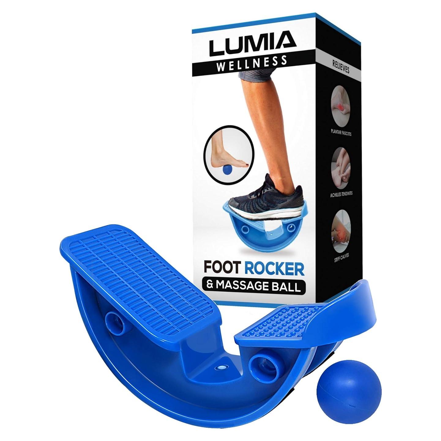 Rocker de Pie Lumia Wellness con Bola de Masaje - Estirador de Pantorrilla