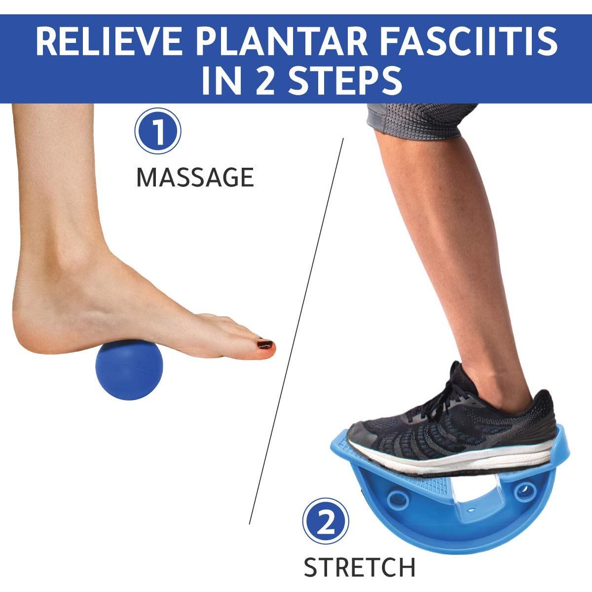 Rocker de Pie Lumia Wellness con Bola de Masaje - Estirador de Pantorrilla