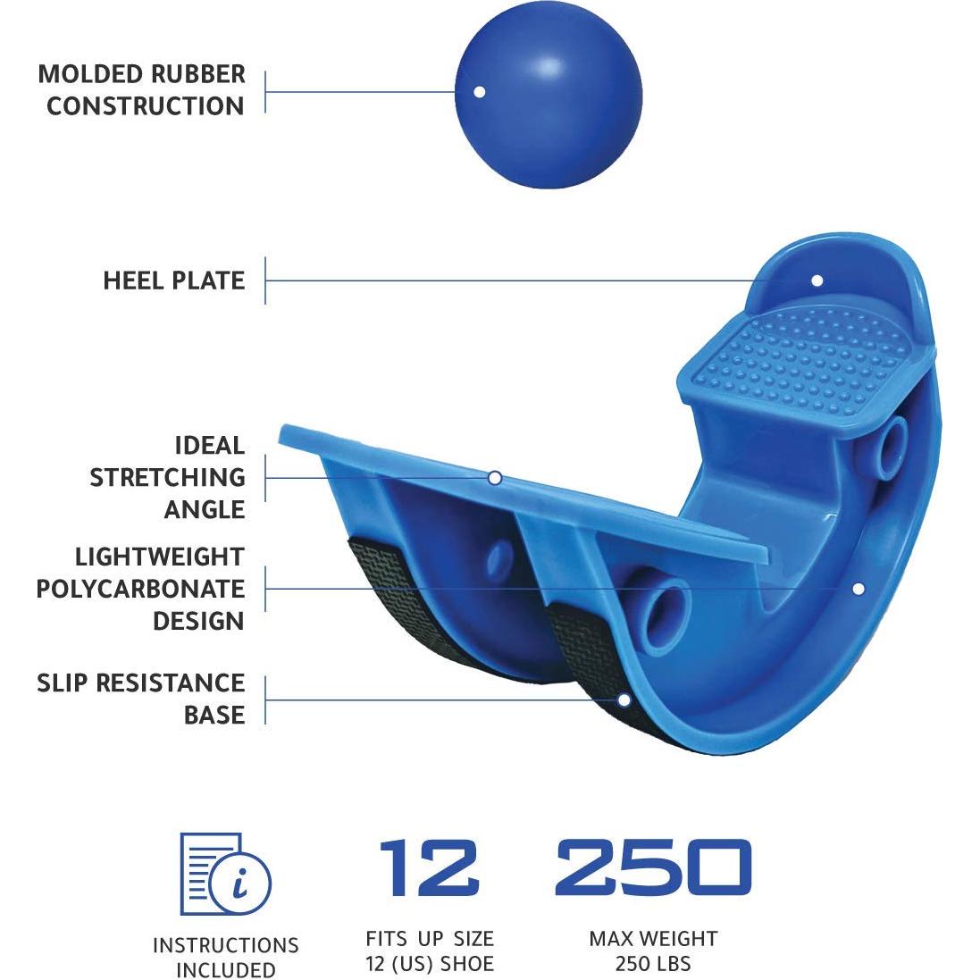 Rocker de Pie Lumia Wellness con Bola de Masaje - Estirador de Pantorrilla