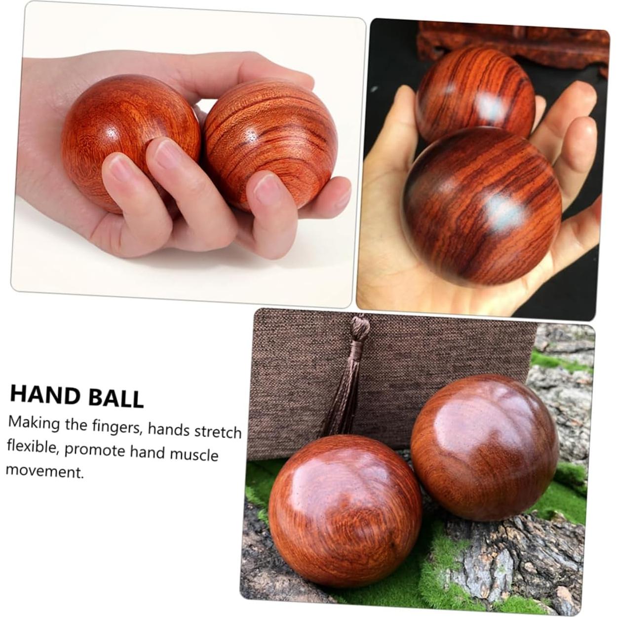 Bolas de Masaje de Madera FOYTOKI 5x5cm para Estrés