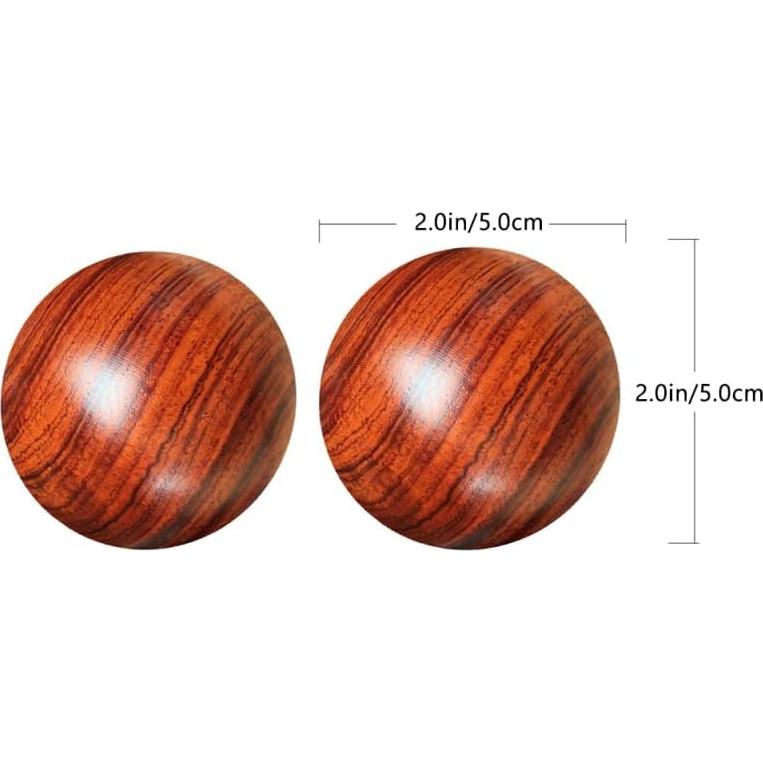 Bolas de Masaje de Madera FOYTOKI 5x5cm para Estrés