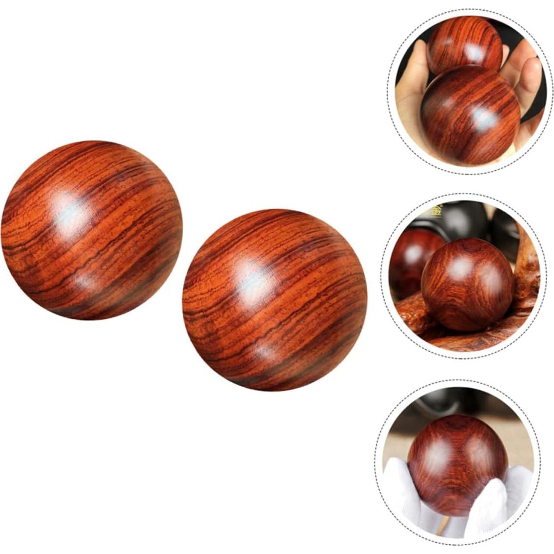Bolas de Masaje de Madera FOYTOKI 5x5cm para Estrés