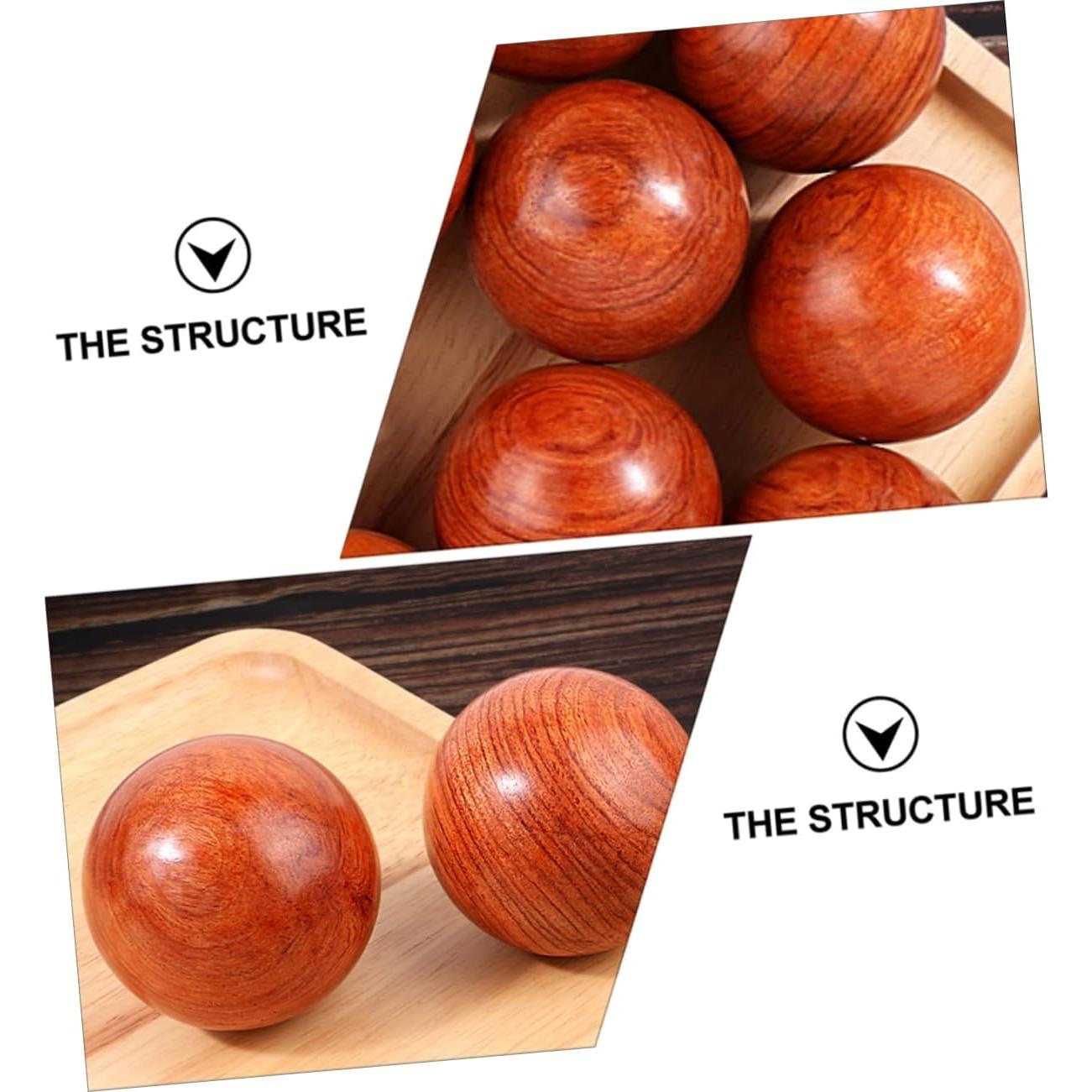 Bolas de Masaje de Madera FOYTOKI 5x5cm para Estrés