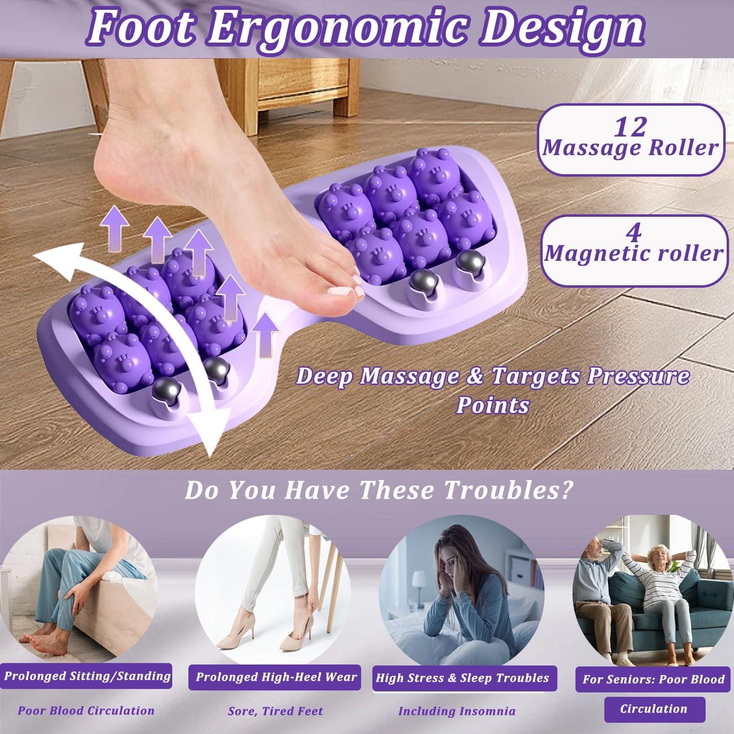 Rodillo de Masaje Doble PMDYBY26 para Alivio de Fascitis Plantar