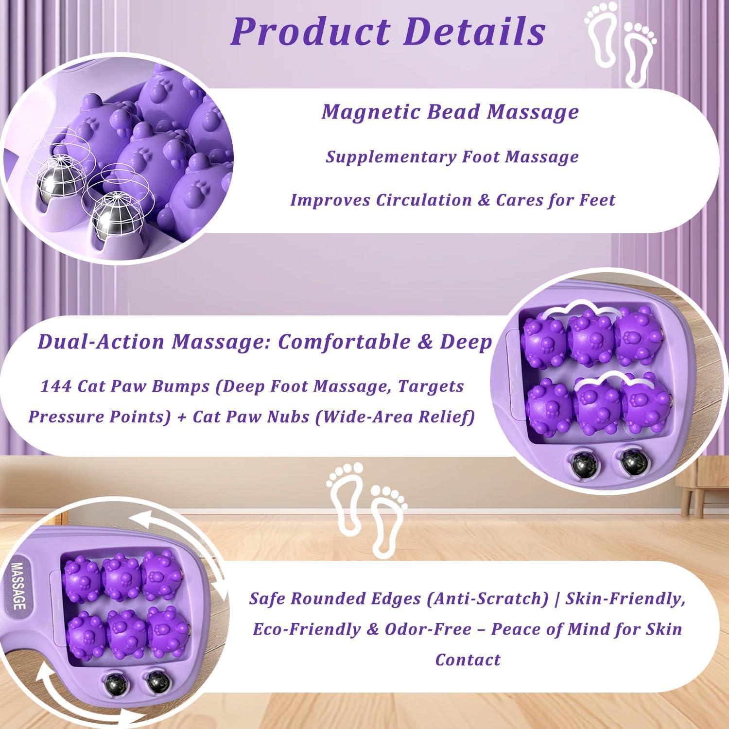 Rodillo de Masaje Doble PMDYBY26 para Alivio de Fascitis Plantar