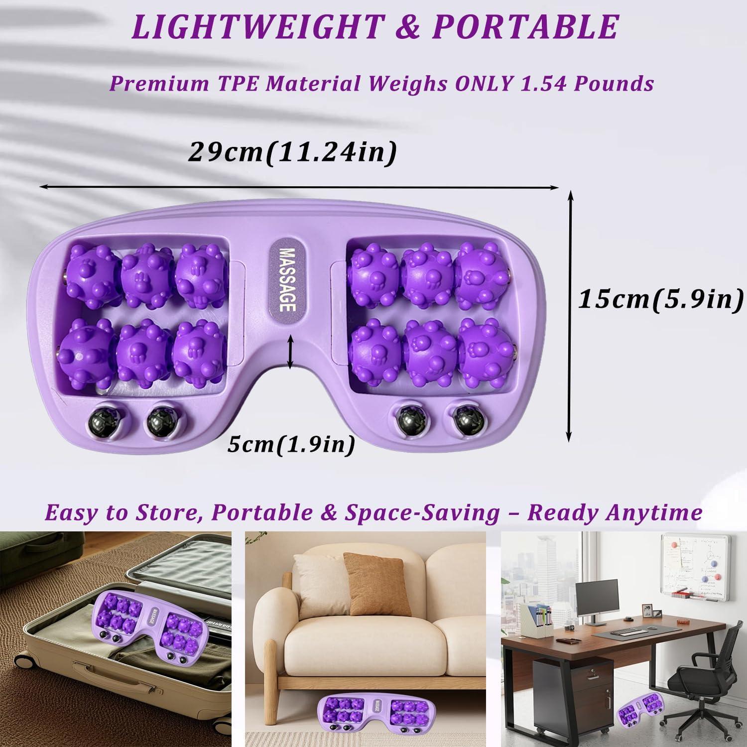 Rodillo de Masaje Doble PMDYBY26 para Alivio de Fascitis Plantar