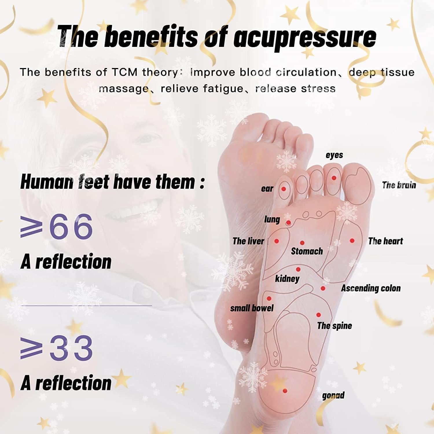 Masajeador de pies Sixco YT001 para alivio de fascitis plantar