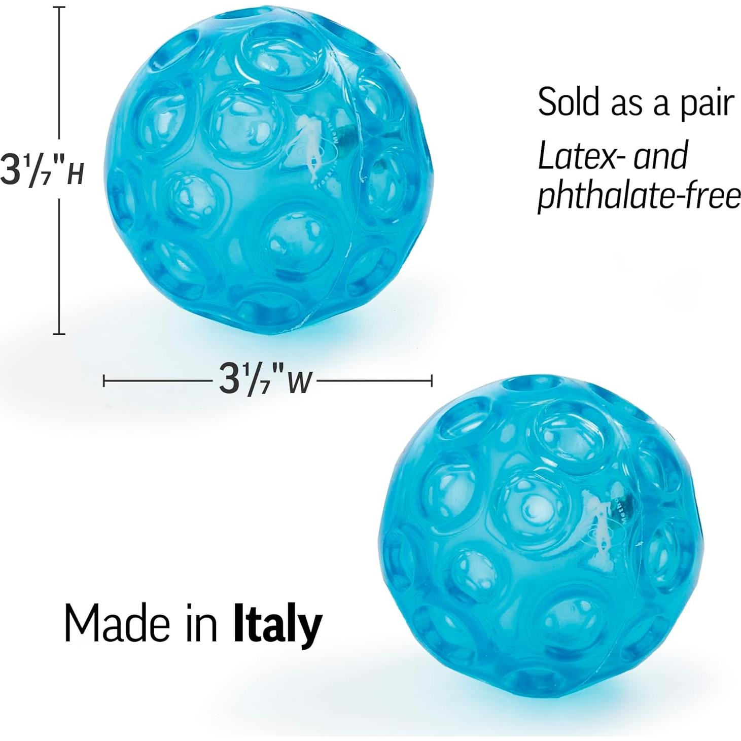 Conjunto de Pelotas Texturizadas Azules OPTP - 8 cm para Masaje