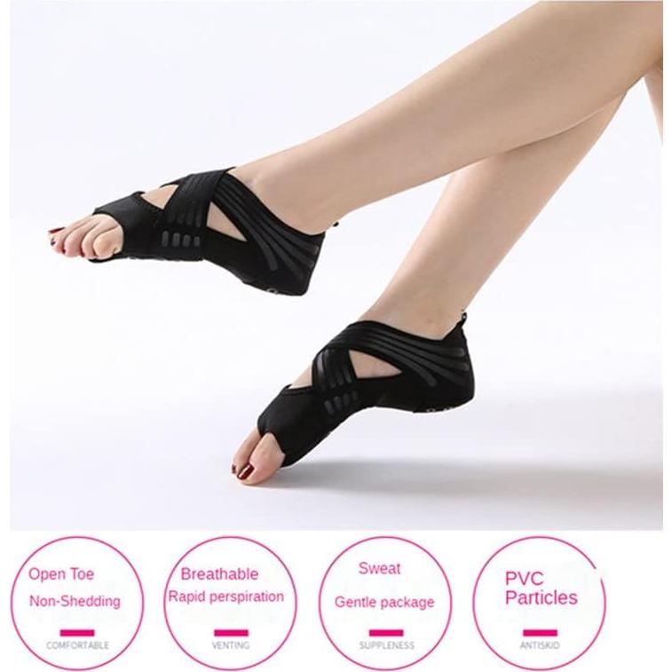 Calcetines de Yoga Antideslizantes KIPETTO para Mujeres - Talla M