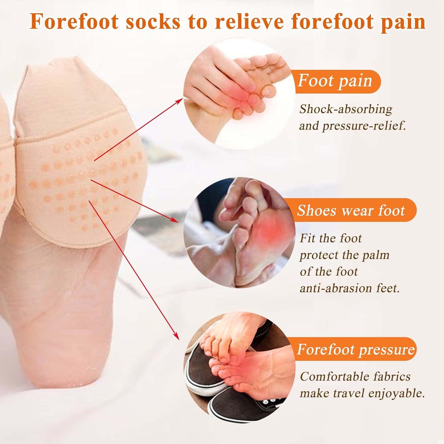 4 Pares de Calcetines Liner para Mujeres - Antideslizantes y Cómodos