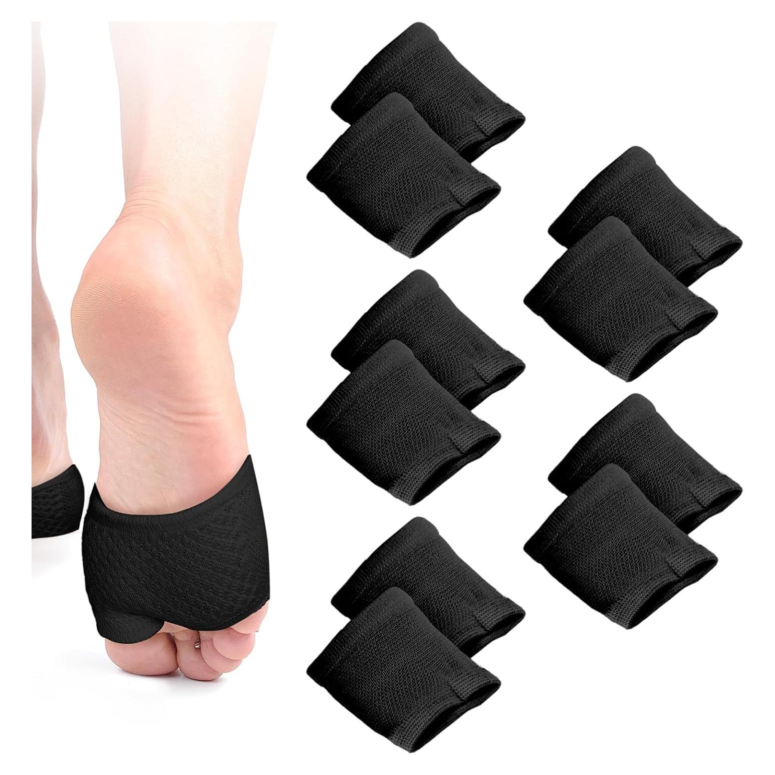 5 Pares de Medias Cortas Abiertas para Mujeres - Algodón Antideslizante