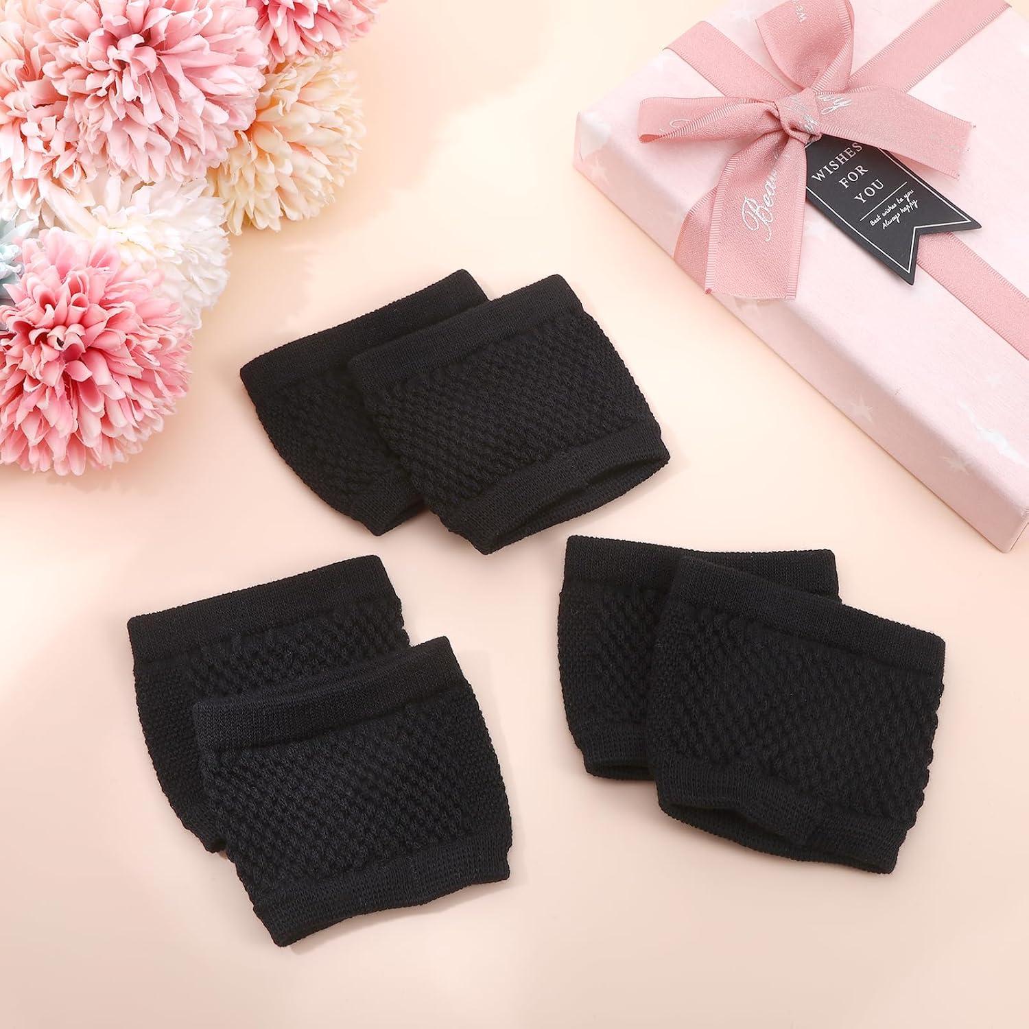 5 Pares de Medias Cortas Abiertas para Mujeres - Algodón Antideslizante