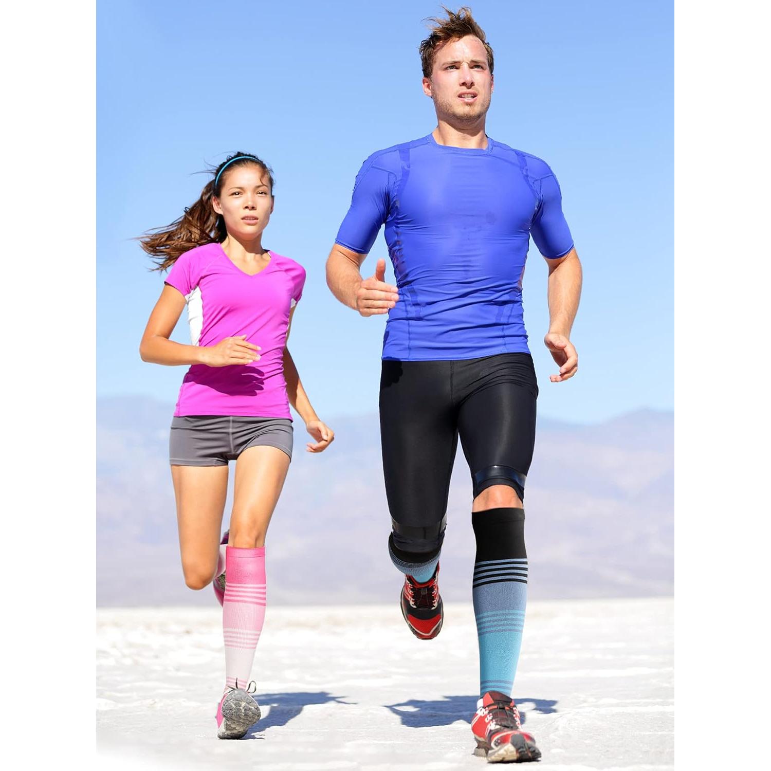 Calcetines de Compresión Abiertos Geyoga 15-25 mmHg Talla Grande