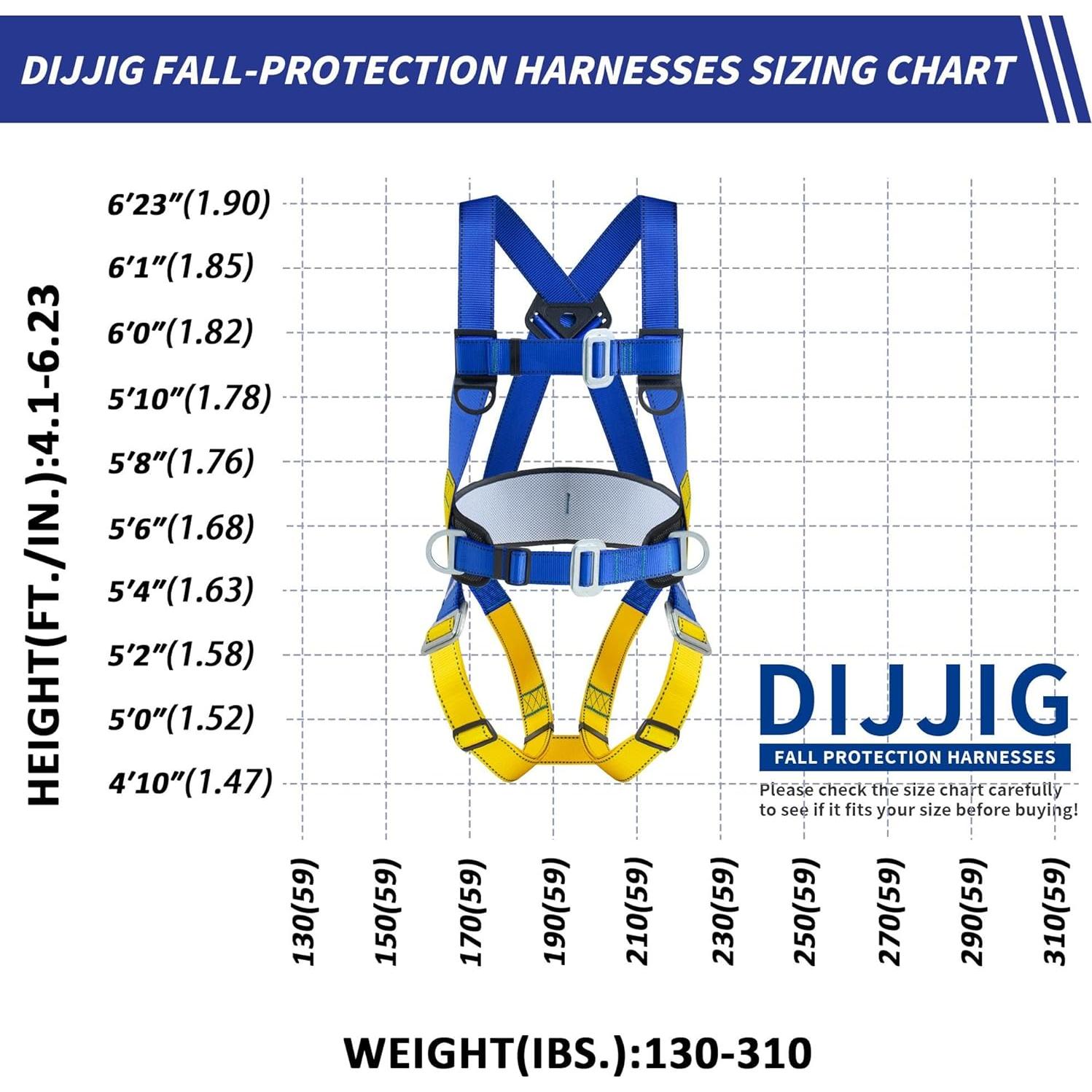 Arnés de Seguridad Universal D-Ring 5 Puntos Poliester