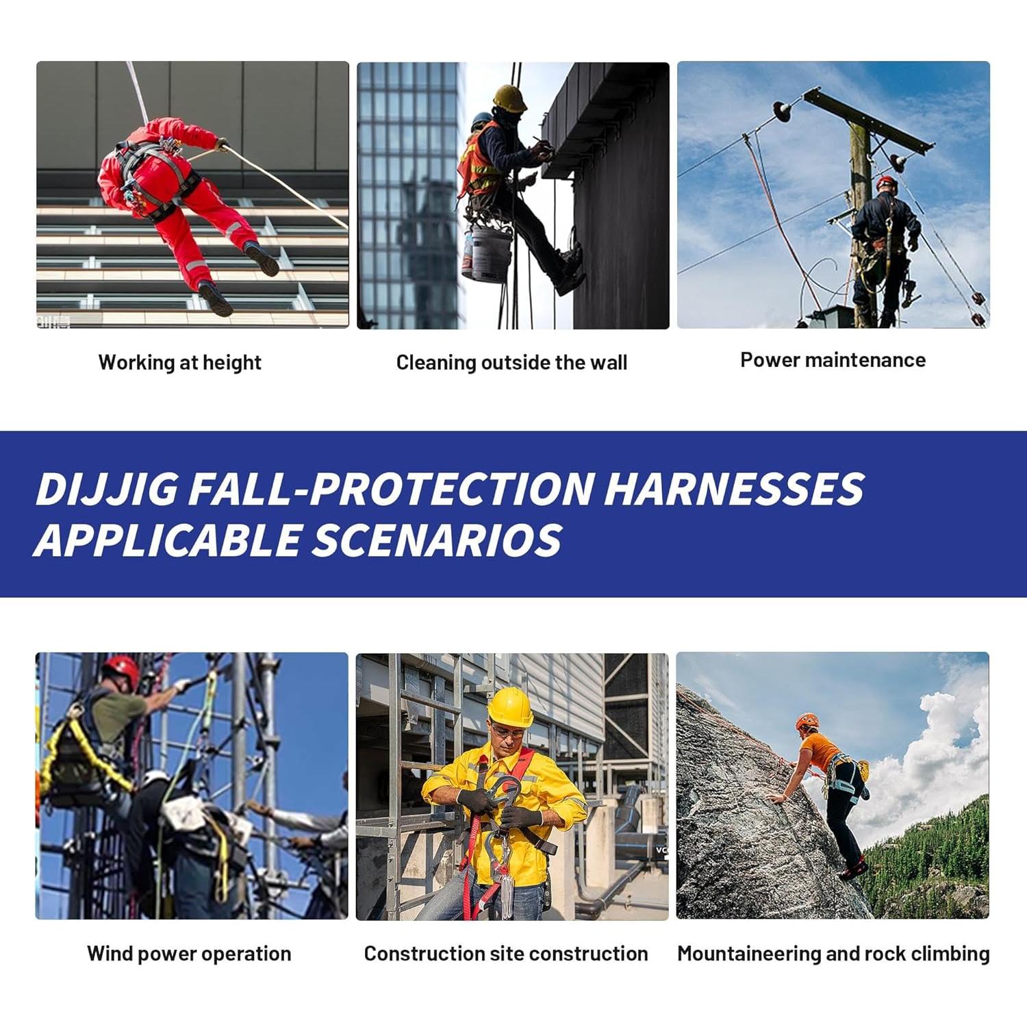 Arnés de Seguridad Universal D-Ring 5 Puntos Poliester