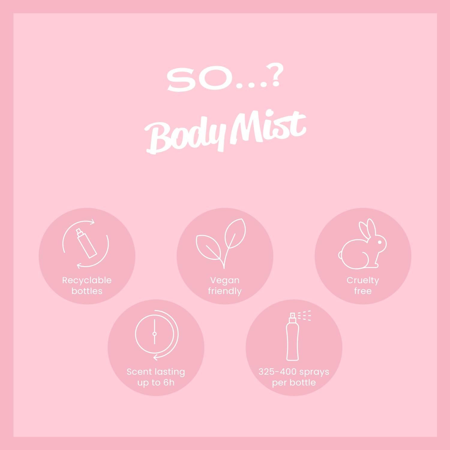 Set de Bruma Corporal So...? Escapes - 6 Fragancias Veganas 50 ml