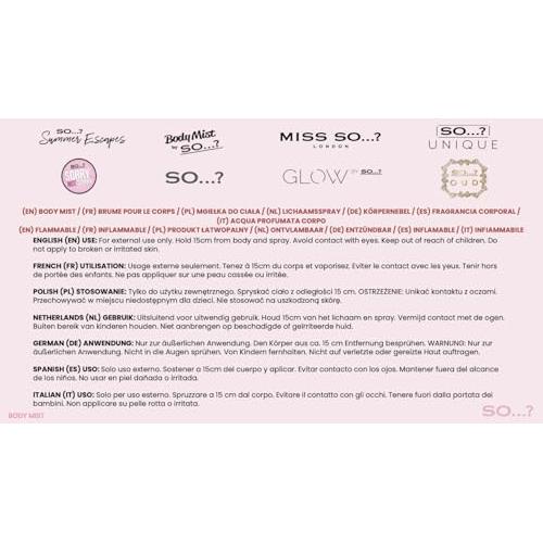 Set de Bruma Corporal So...? Escapes - 6 Fragancias Veganas 50 ml