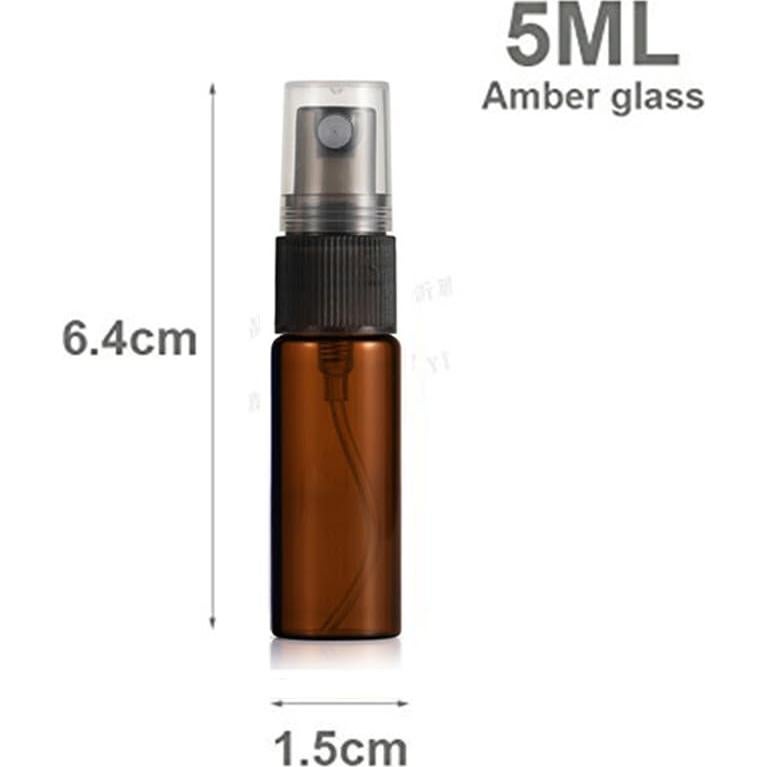 20 Botellas Vacías Ámbar 5ml Elfenstall con Pipeta y Paño