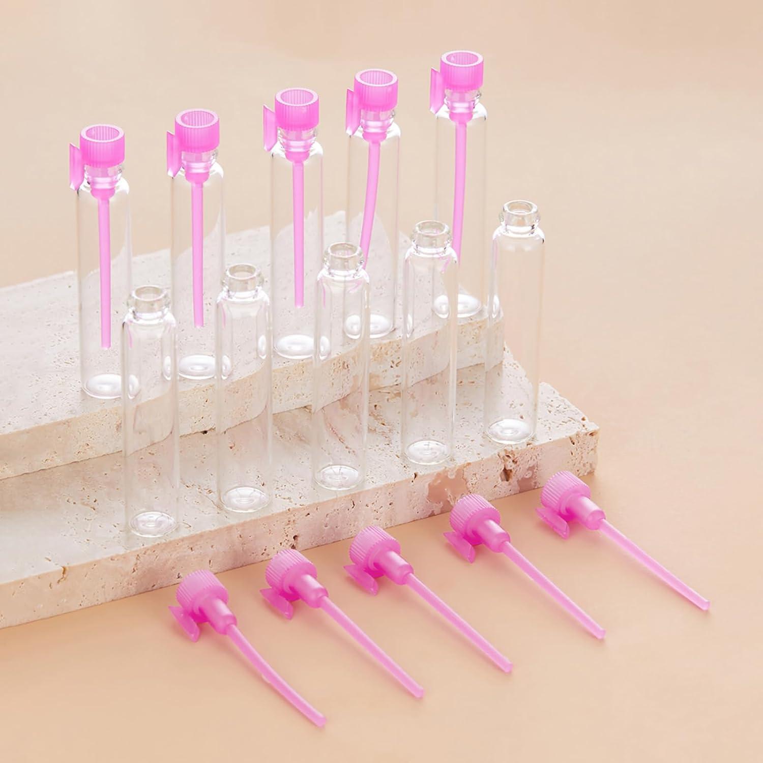 100 Frascos de Vidrio 2ml para Aceites Esenciales BFLCTTBD