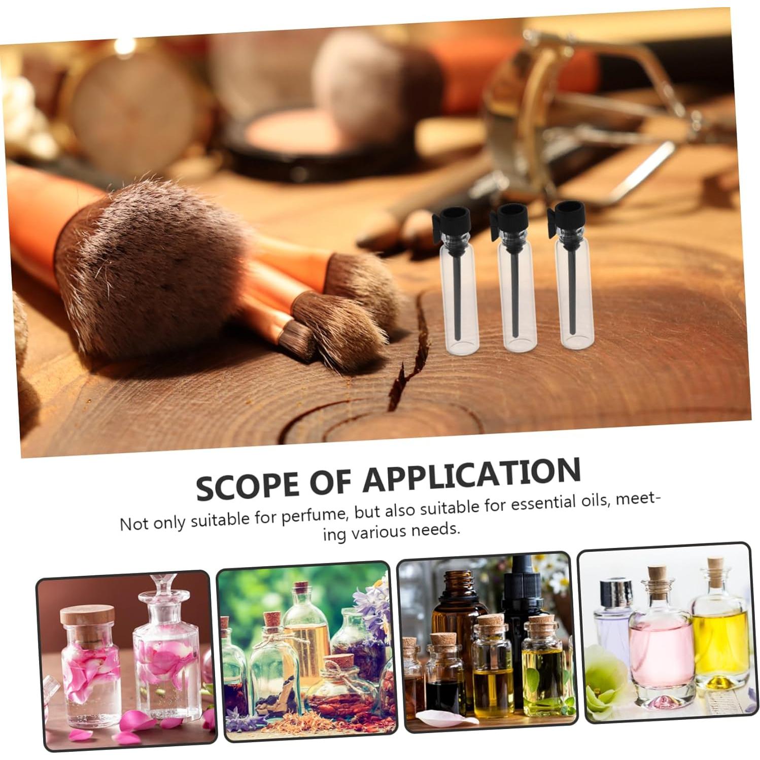 10 Botellas de Vidrio para Perfume CALLARON 1ml Antifugas