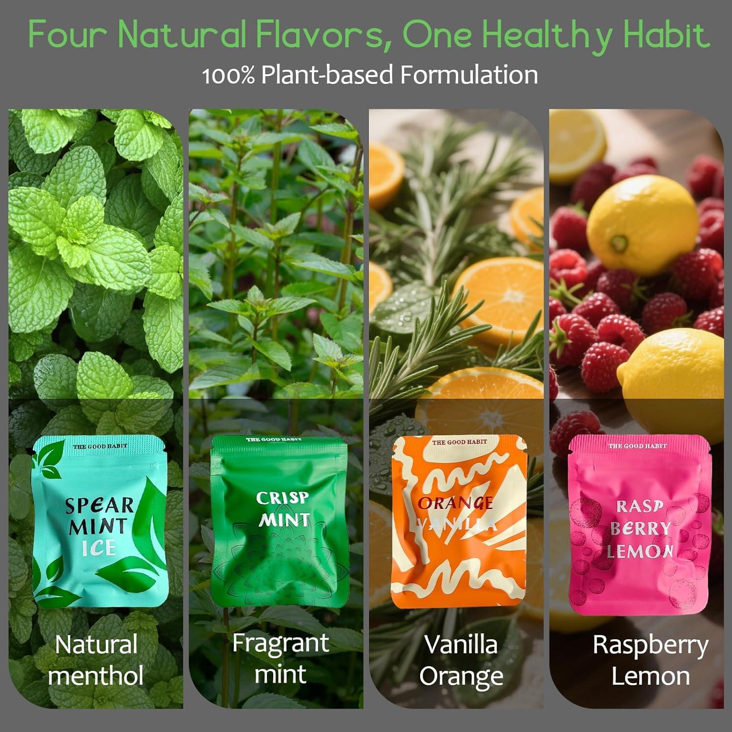 Difusor Herbal Natural SHIDAI - Paquete de 4 Aromas Suaves