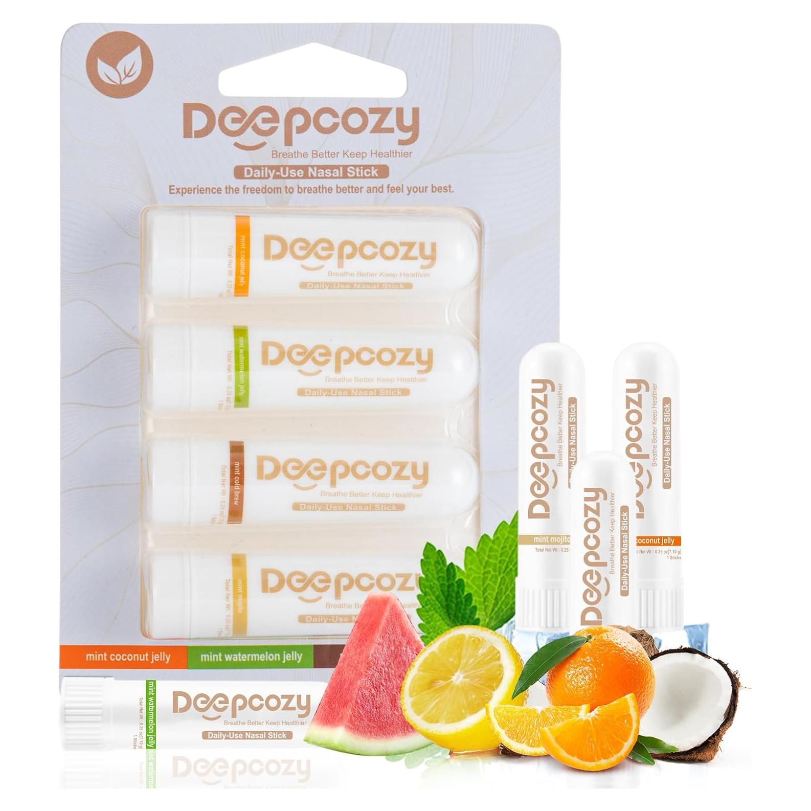 Inhalador Nasal Portátil HORIGEN - Paquete de 4 Aromas