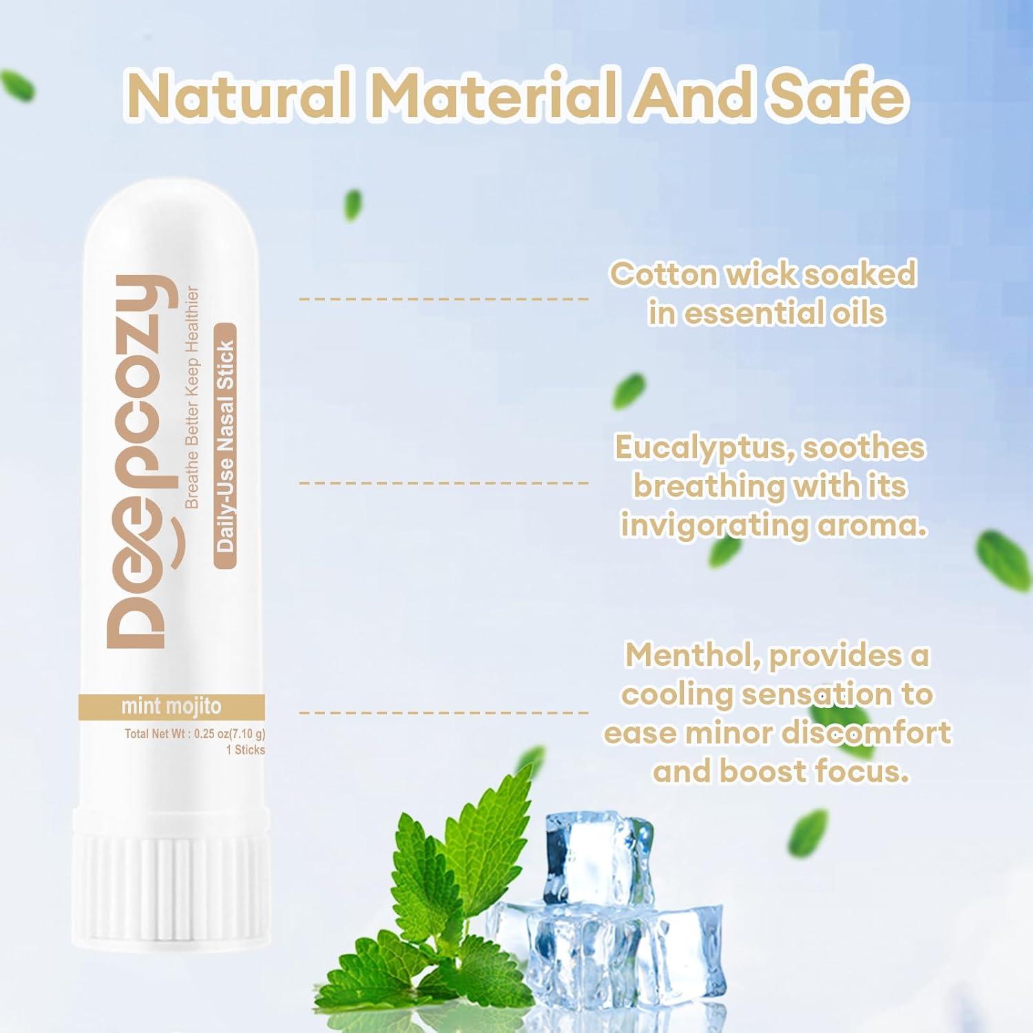 Inhalador Nasal Portátil HORIGEN - Paquete de 4 Aromas